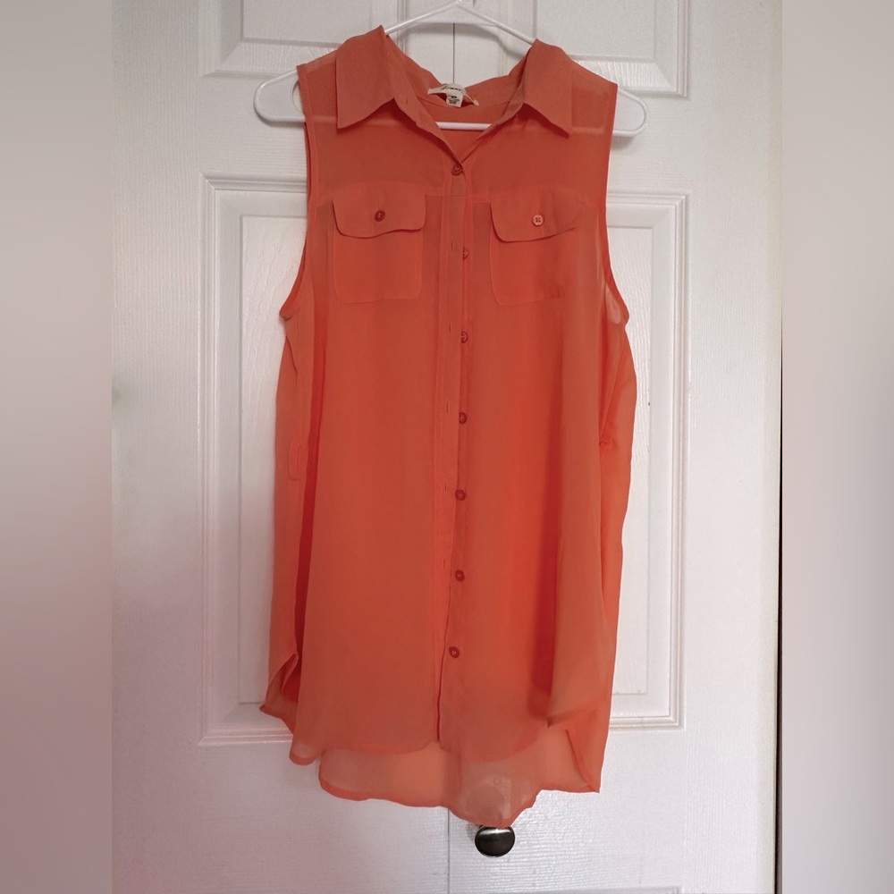 Forever21 sheer sleeveless top